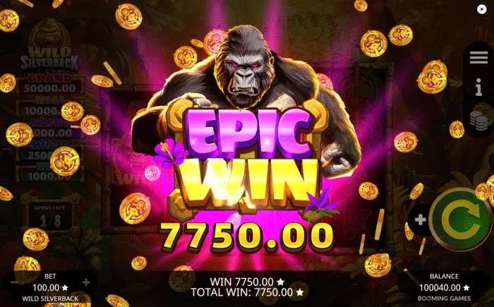 Wild Silverback - ganancia épica con el Grand Jackpot